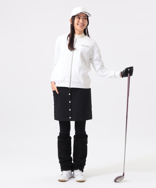 BEAMS GOLF ビームスゴルフ 長袖フード付きワンピース キルトスカート BEAMS GOLF（ビームス ゴルフ）ORANGE LABEL / キルト 切り替え