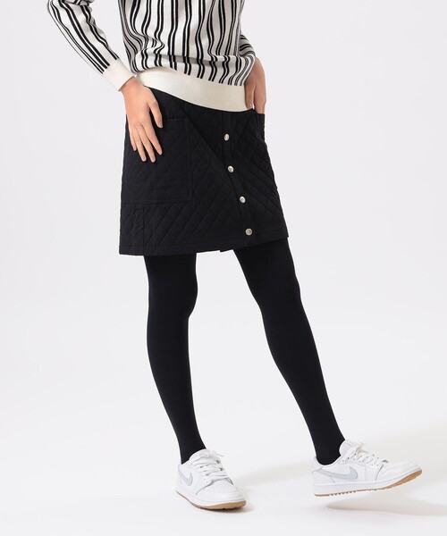 BRIEFING GOLF キルティングスカート BLACK BEAMS GOLF（ビームス ゴルフ） スカート ORANGE LABEL / キルティング