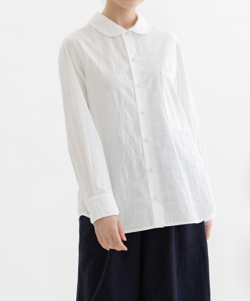 ノップドゥノッド（nop de nod）/misc Rondeシャツ nop de nod（ノップドゥノッド） ブラウス シャツ misc Rondeシャツ