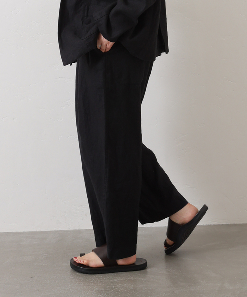 「JOURNAL STANDARD LUXE」 イージーパンツ SMALL ネイビー レディース_画像7