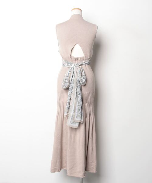 「MERCURYDUO」 ノースリーブワンピース FREE ベージュ レディース_画像2