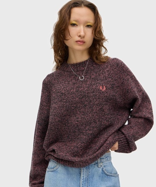 FRED PERRY（フレッドペリー） ニット セーター Twisted Marl Mock
