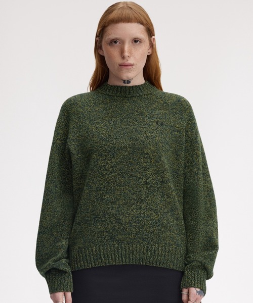 FRED PERRY（フレッドペリー） ニット セーター Twisted Marl Mock