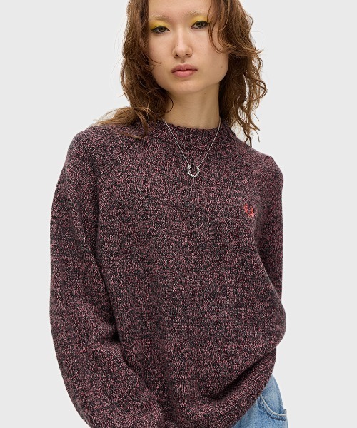 FRED PERRY（フレッドペリー） ニット セーター Twisted Marl Mock