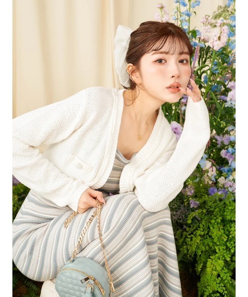 Darich（ダーリッチ） ノースリーブワンピース - サックスブルー