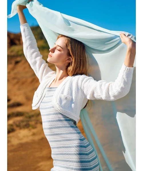 ノースリーブ ワンピース　darich Darich（ダーリッチ） ノースリーブワンピース - サックスブルー