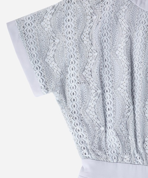 「DRESS PLUS」 オールインワン S ネイビー レディース_画像2