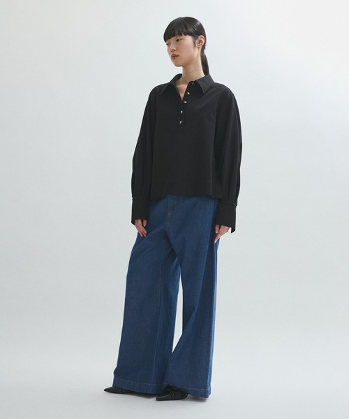 ADAM ET ROPE'（アダムエロペ） 長袖シャツ FREE ブラック レディース