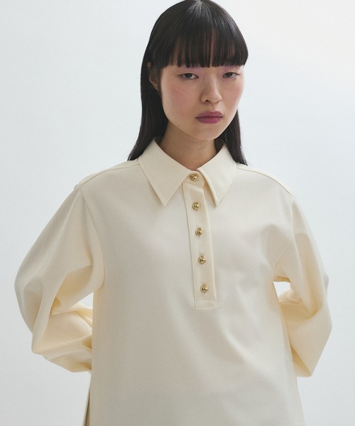 ADAM ET ROPE' 「ADAM ROPE'」 長袖シャツ FREE ブラック レディース