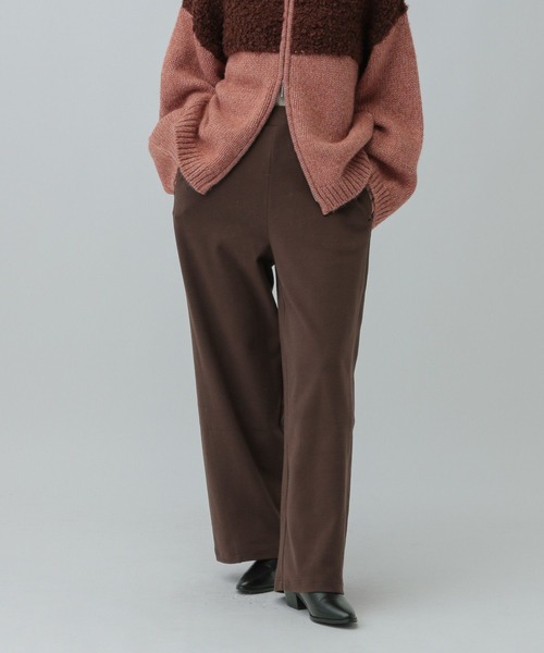 LEPSIM（レプシィム） パンツ 表起毛パンツ 582184 レディース