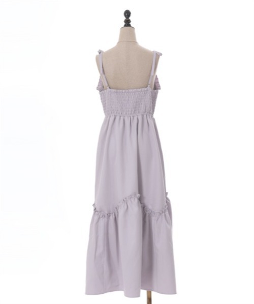 「axes femme POETIQUE」 キャミソールワンピース MEDIUM ラベンダー レディース_画像5