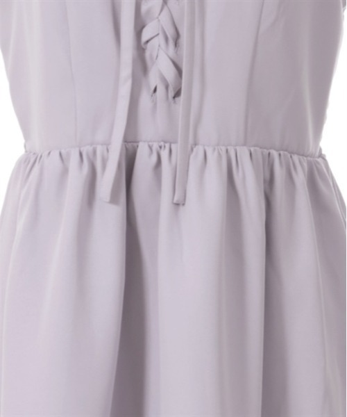 「axes femme POETIQUE」 キャミソールワンピース MEDIUM ラベンダー レディース_画像9