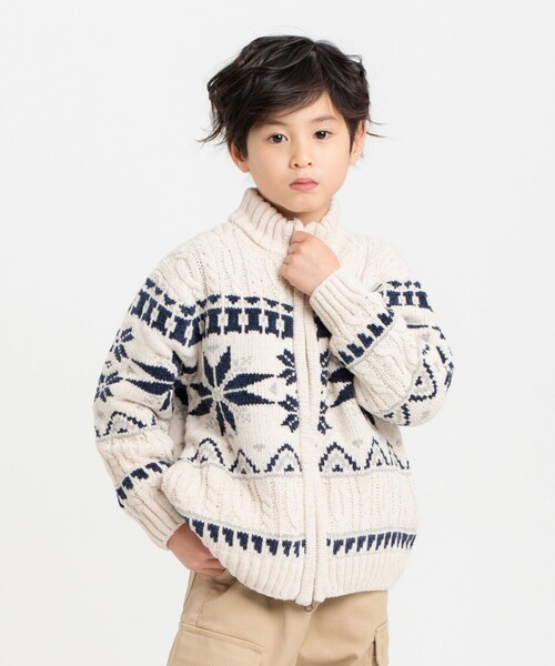 専用　JULY NINE モールニット ブルゾン/BLAMINK l’arum モールジャガードニットブルゾン/le.coeur blanc(ルクールブラン