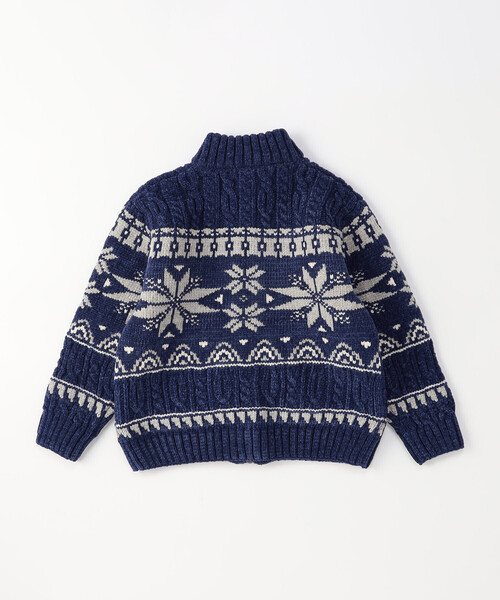 COMME CA ISM（コムサイズム） ニット セーター 「雑誌掲載商品」雪柄