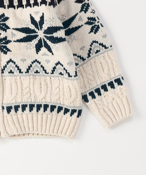 COMME CA ISM（コムサイズム） ニット セーター 「雑誌掲載商品」雪柄