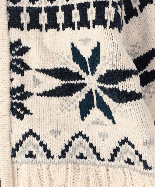 COMME CA ISM（コムサイズム） ニット セーター 「雑誌掲載商品」雪柄