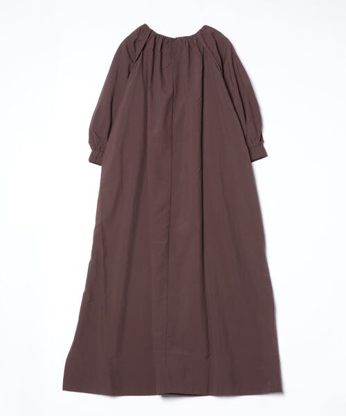 「TO UNITED ARROWS」 半袖ワンピース FREE ダークブラウン レディース_画像2