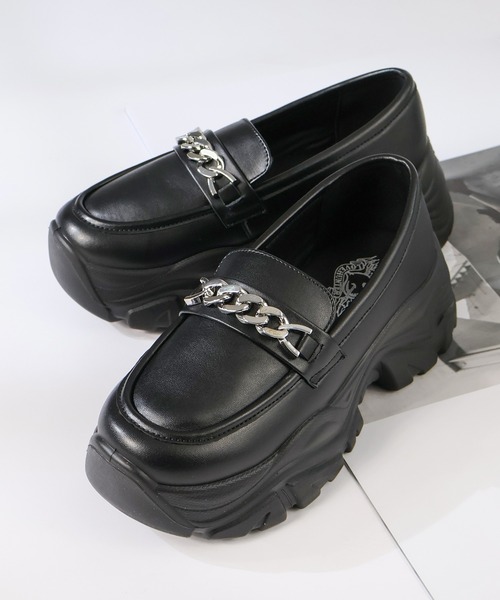 ♡ぱんだ　ローファー、ブーツセット♡ LOVEHUNTER（ラブハンター） ローファー +6cm 軽量厚底 スニーカー