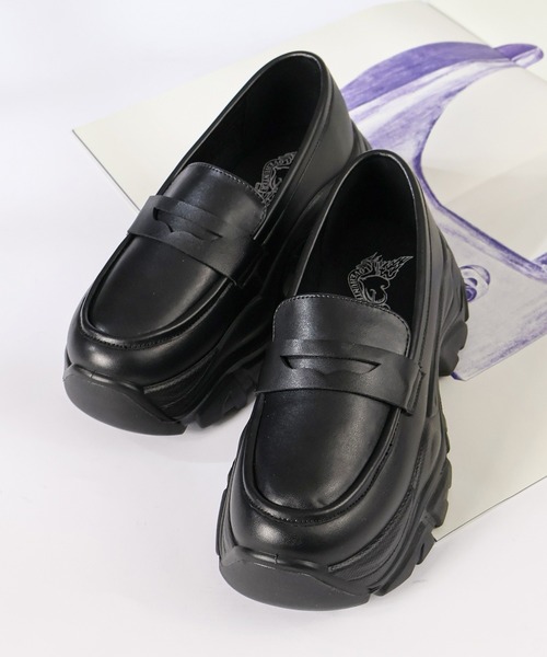 LOVEHUNTER（ラブハンター） ローファー +6cm 軽量厚底 スニーカー