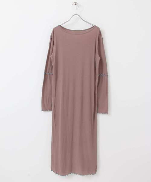 「KBF+」 長袖ワンピース ONE ホワイト系その他 レディース_画像4