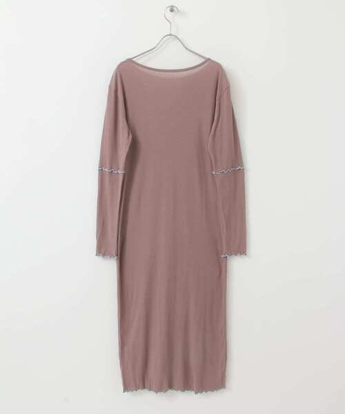 「KBF+」 長袖ワンピース ONE ホワイト系その他 レディース_画像6