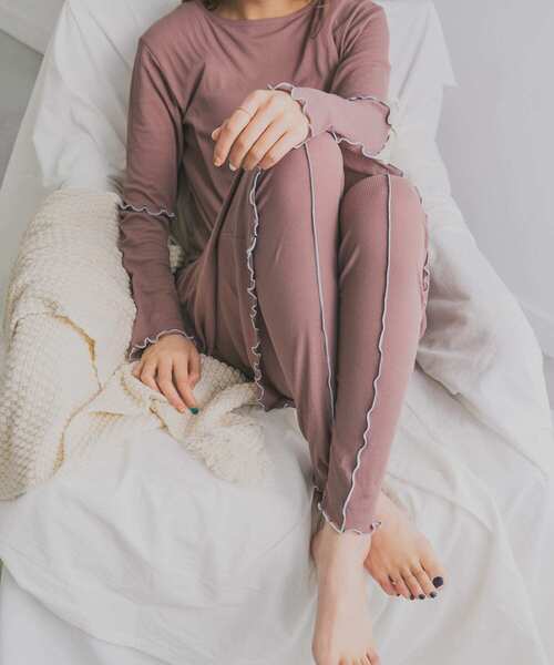 「KBF+」 長袖ワンピース ONE ホワイト系その他 レディース_画像7