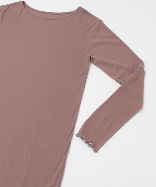 「KBF+」 長袖ワンピース ONE ホワイト系その他 レディース_画像9