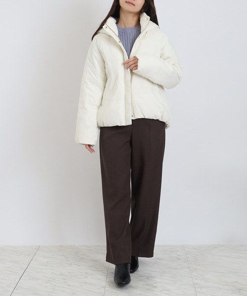 TRUDEA（トルディア） ダウンコート ダウンジャケット フーデット