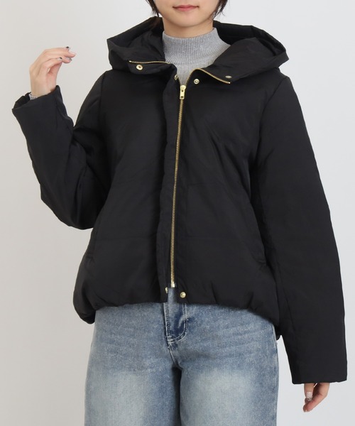 TRUDEA（トルディア） ダウンコート ダウンジャケット フーデット