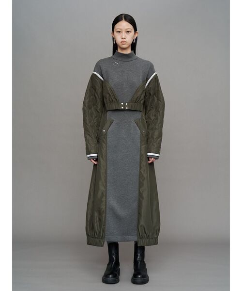 UN3D.（アンスリード） ワンピース LINER JACKET DOCKING JERSEY OP