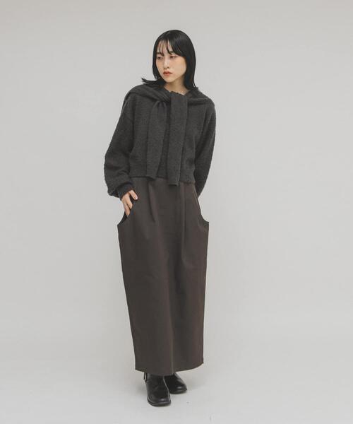 KBF（ケービーエフ） スカート ポケットディティールコクーンスカート