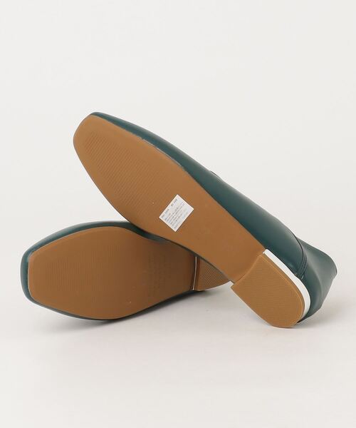 「ORiental TRaffic」 フラットパンプス 34 グリーン レディース_画像3