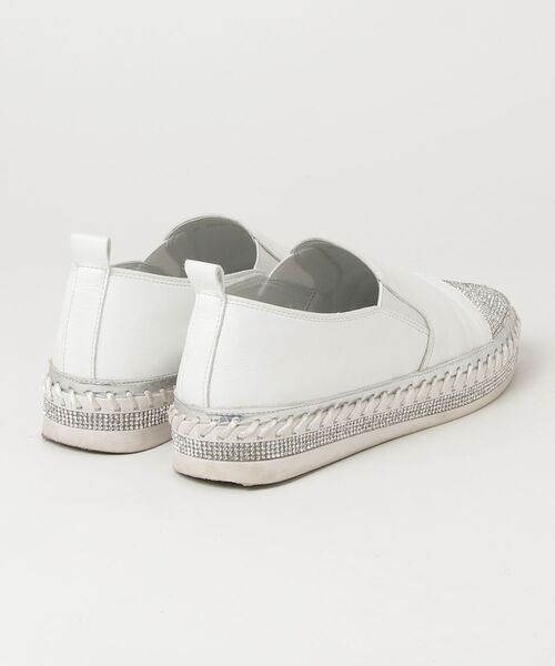 「artemis by DIANA」 スリッポン 24.0cm ホワイト レディース_画像2