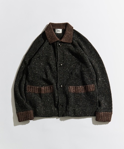 WETTEMPT セーター ニット BICOLOR NEP KNIT CARDIGAN / バイカラー