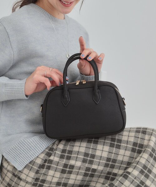 ポポラス　/446 SHOO・LA・RUE（シューラルー） ボストンバッグ スエード調ボストン