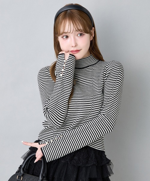See By Chloe 袖ボタンニット one after another NICE CLAUP ニット セーター プチハイ袖ボタン