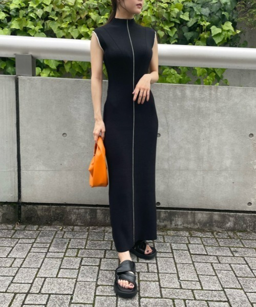 「FRAY I.D」 ニットワンピース FREE ブラック レディース_画像5