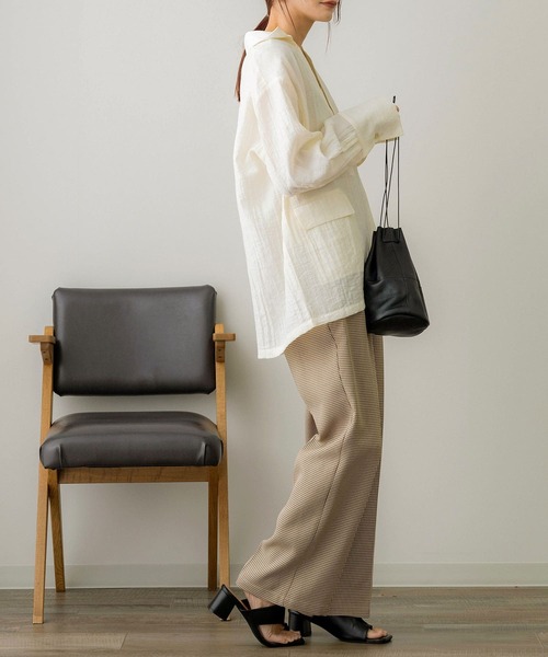 「NOAHL」 長袖シャツ FREE ピンク レディース_画像8