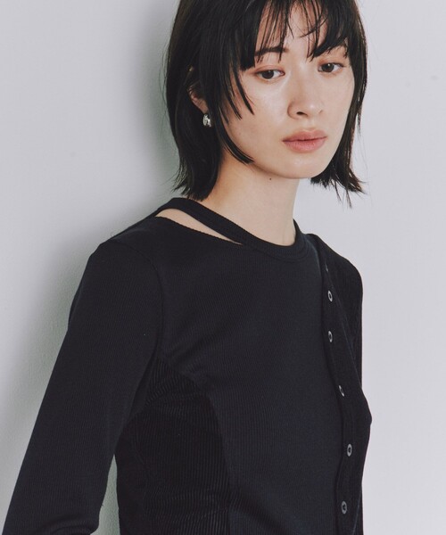 「UNITED TOKYO」 長袖カットソー FREE グレー レディース_画像5