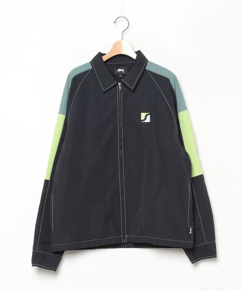 STUSSY（ステューシー） 刺繍ナイロンブルゾン M ブラック メンズ