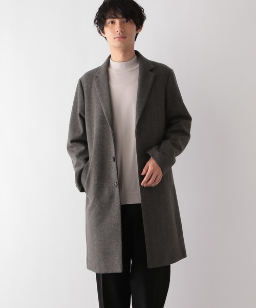 GLOBAL WORK（グローバルワーク） チェスターコート MEDIUM ネイビー