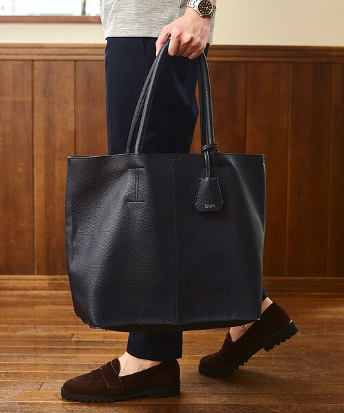 SHIPS（シップス） トートバッグ ONE SIZE ブラック メンズ : ZOZOTOWN