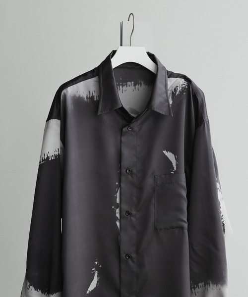 「remer」 長袖シャツ MEDIUM ブラック メンズ_画像9