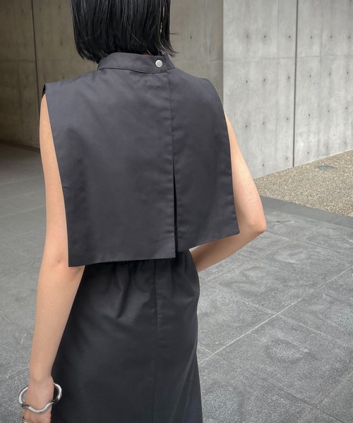 「\u0026g'aime」 ノースリーブワンピース FREE ブラック レディースの画像