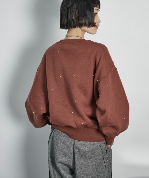 「THE YOn」 スウェットカットソー FREE ピンク レディース_画像4