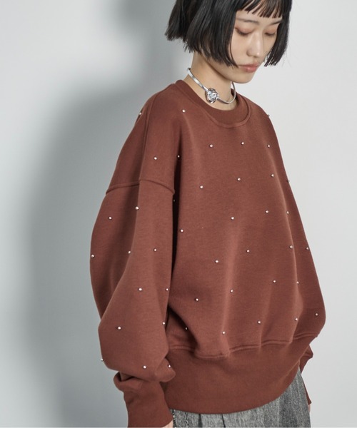 「THE YOn」 スウェットカットソー FREE ピンク レディース_画像5