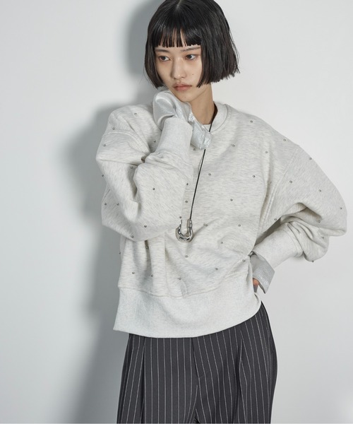 「THE YOn」 スウェットカットソー FREE ピンク レディース_画像8