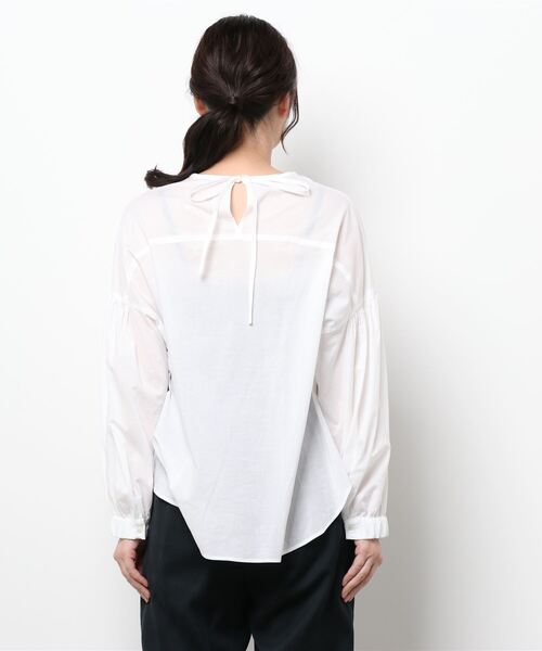 「haupia」 長袖ブラウス MEDIUM ブルー レディース_画像7