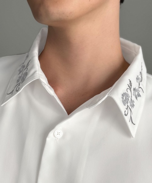 「Classical Origin」 長袖シャツ LARGE ホワイト メンズ_画像6