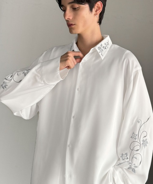 「Classical Origin」 長袖シャツ LARGE ホワイト メンズ_画像8
